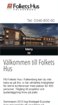 Mobile Screenshot of folketshusfalkenberg.se